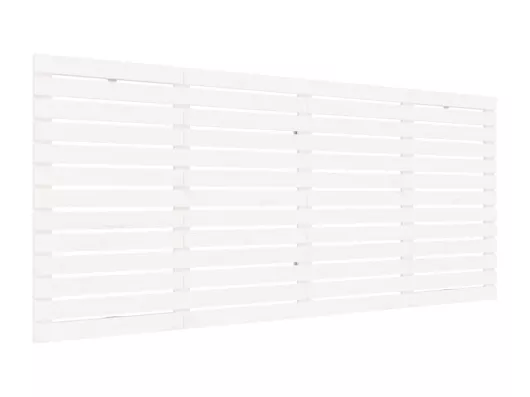 Kauf Unique Wand-Kopfteil Weiß 166x3x91,5 cm Massivholz Kiefer Neuheiten