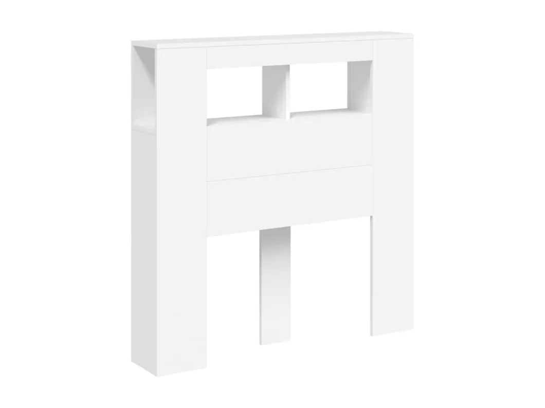 Kauf Unique LED-Kopfteil Weiß 100x18,5x103,5 cm Holzwerkstoff Tägliche Deals