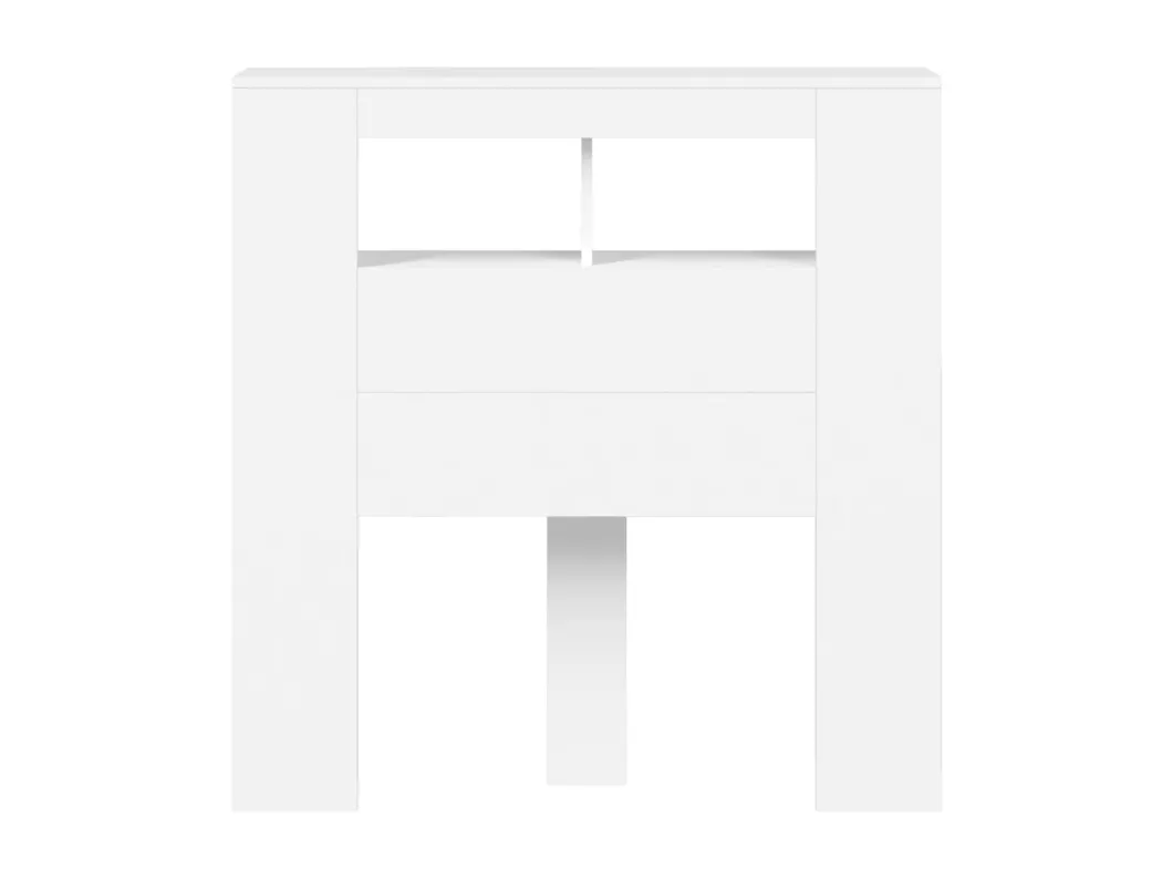 Kauf Unique LED-Kopfteil Weiß 100x18,5x103,5 cm Holzwerkstoff Tägliche Deals