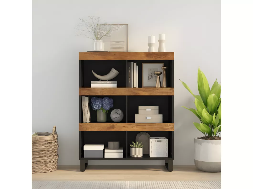Kauf Unique Beistellschrank 85x33x107 cm Massivholz Mango