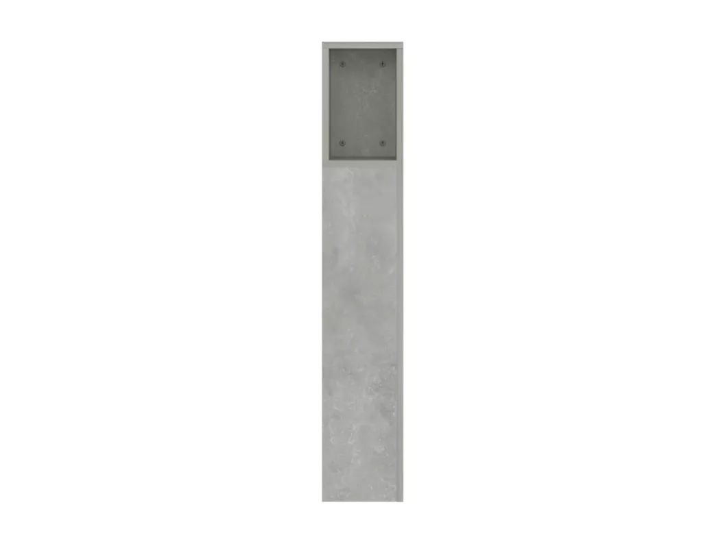 Kauf Unique Kopfteil mit Ablagen Betongrau 160x18,5x104,5 cm Zeitbegrenzte Promotion