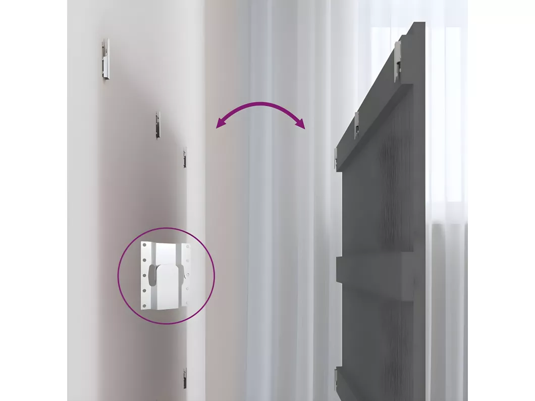 Kauf Unique Wand-Kopfteil Grau 204x3x90 cm Massivholz Kiefer Bis zu 55% Rabatt