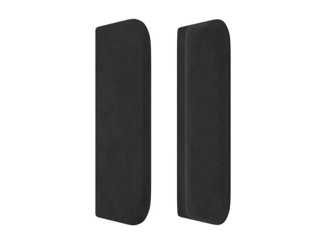 Kauf Unique Kopfteil mit Ohren Schwarz 203x16x78/88 cm Samt Kostenloser Versand international