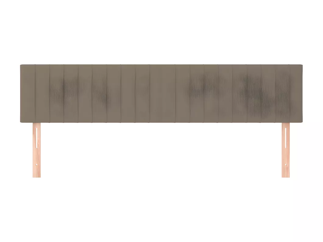 Kauf Unique Kopfteile 2 Stk. Taupe 100x5x78/88 cm Stoff Outlet