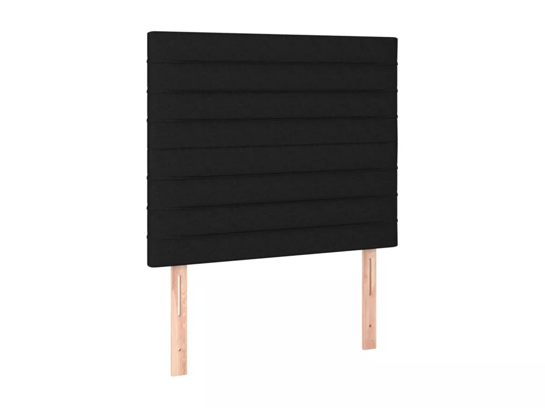 Kauf Unique LED Kopfteil Schwarz 80x5x118/128 cm Stoff Verkauf