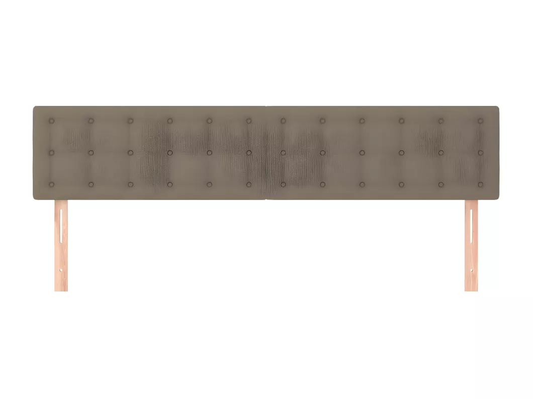 Kauf Unique Kopfteile 2 Stk. Taupe 90x5x78/88 cm Stoff Günstiger Verkauf