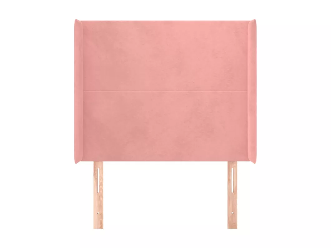 Kauf Unique Kopfteil mit Ohren Rosa 83x16x118/128 cm Samt Kostenloser Versand