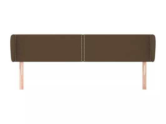 Kauf Unique Kopfteil mit Ohren Dunkelbraun 163x23x78/88 cm Stoff Fabrikpreis