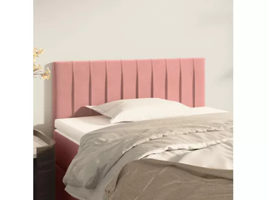 Kauf Unique Kopfteil Rosa 90x5x78/88 cm Samt