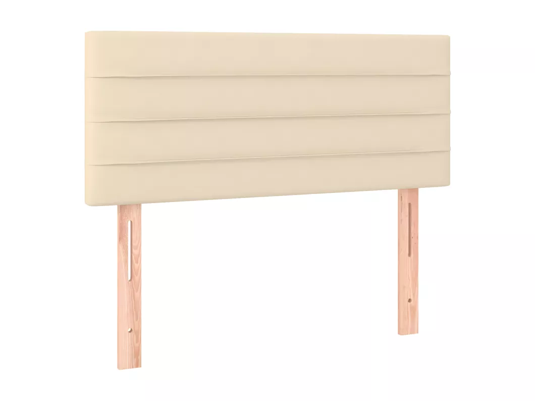 Kauf Unique LED Kopfteil Creme 100x5x78/88 cm Stoff Exklusivangebot