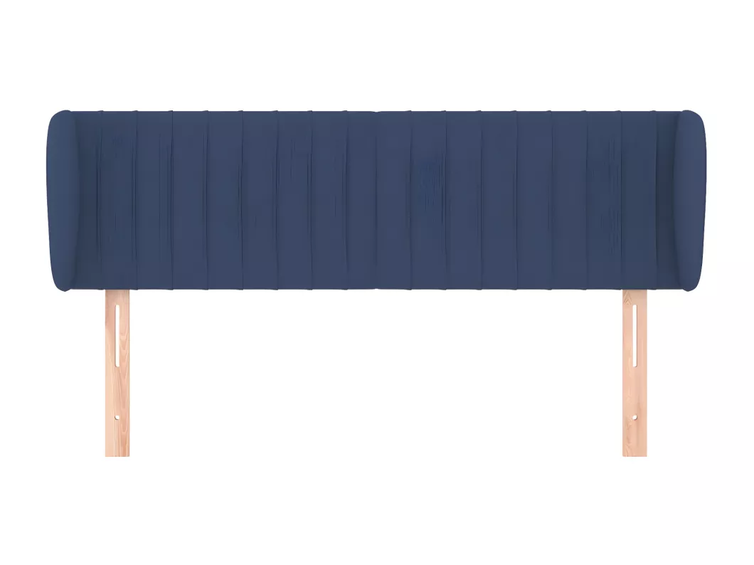 Kauf Unique Kopfteil mit Ohren Blau 147x23x78/88 cm Stoff Muttertagsangebot