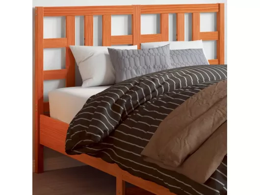 Kauf Unique Kopfteil Wachsbraun 150 cm Massivholz Kiefer