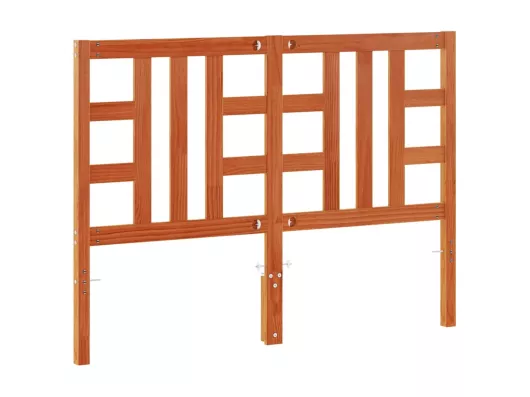 Kauf Unique Kopfteil Wachsbraun 150 cm Massivholz Kiefer Vatertagsangebot