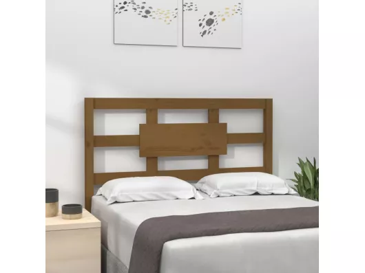 Kauf Unique Bett-Kopfteil Honigbraun 80,5x4x100 cm Massivholz Kiefer