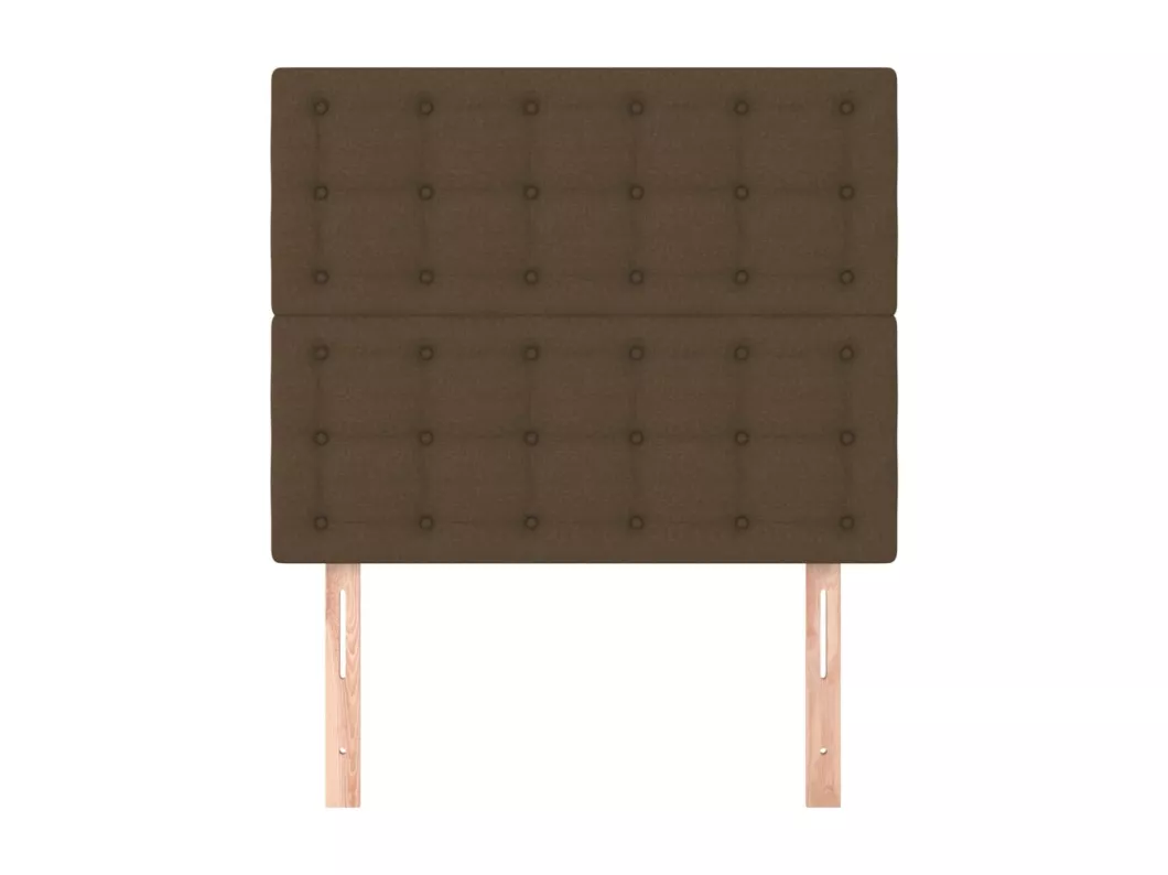 Kauf Unique Kopfteile 2 Stk. Dunkelbraun 80x5x78/88 cm Stoff Bestseller