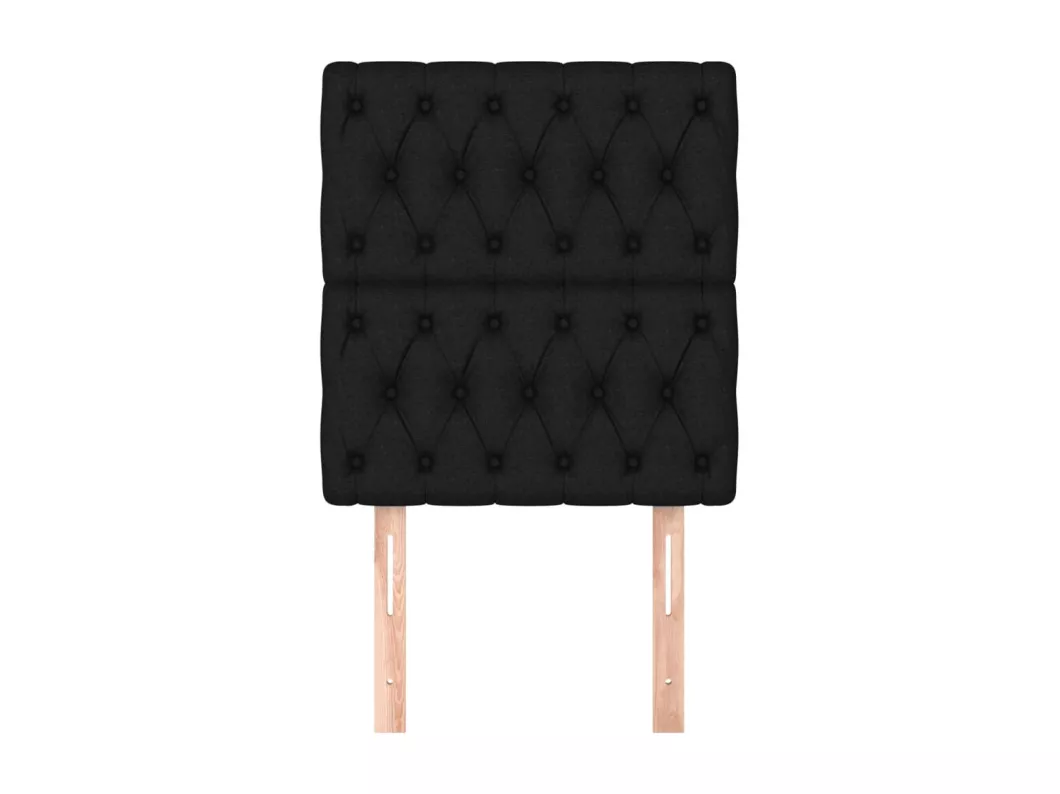 Kauf Unique Kopfteile 2 Stk. Schwarz 80x7x78/88 cm Stoff Tägliche Deals
