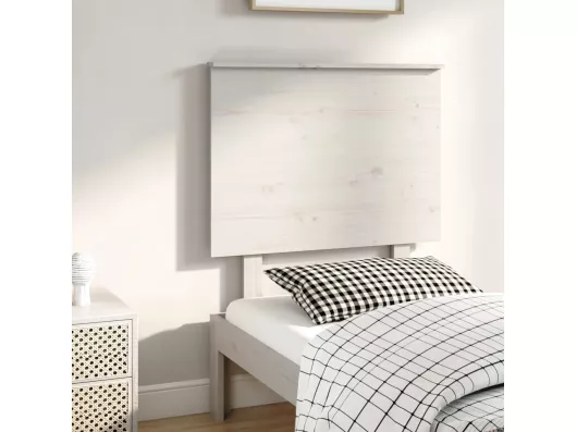 Kauf Unique Kopfteil Weiß 79x6x82,5 cm Massivholz Kiefer
