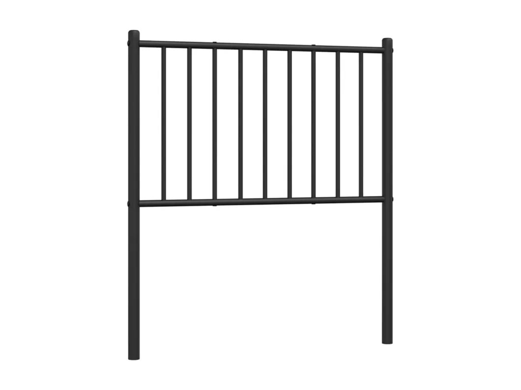 Kauf Unique Kopfteil Metall Schwarz 80 cm Kostenlose Rückgabe