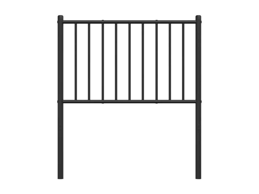 Kauf Unique Kopfteil Metall Schwarz 80 cm Kostenlose Rückgabe