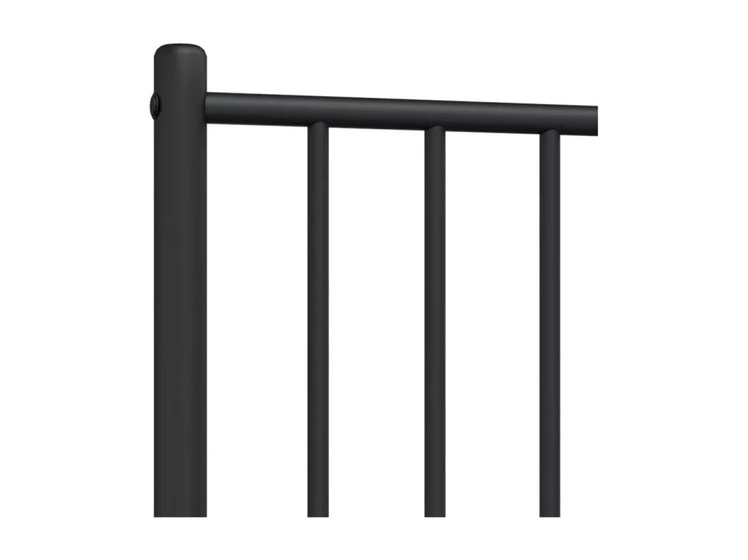 Kauf Unique Kopfteil Metall Schwarz 80 cm Kostenlose Rückgabe