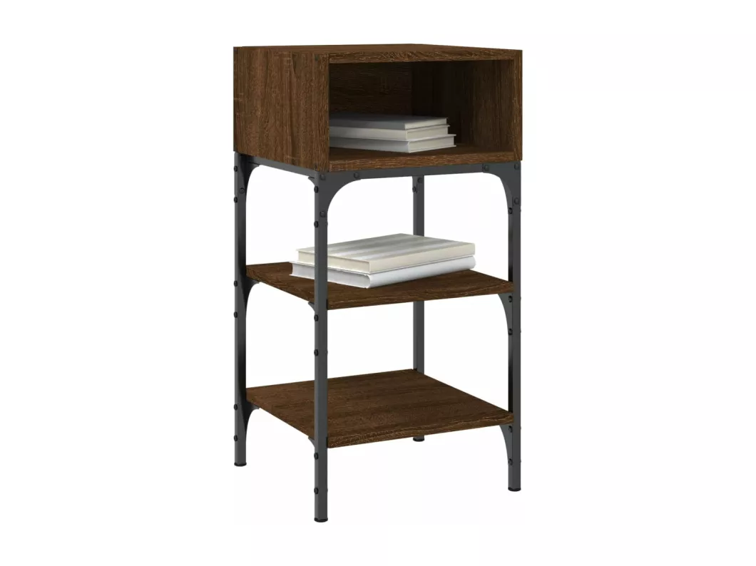 Kauf Unique Nachttische 2Stk. Braun Eichen-Optik 35x34,5x70cm Holzwerkstoff Discount Store für neue Produkte