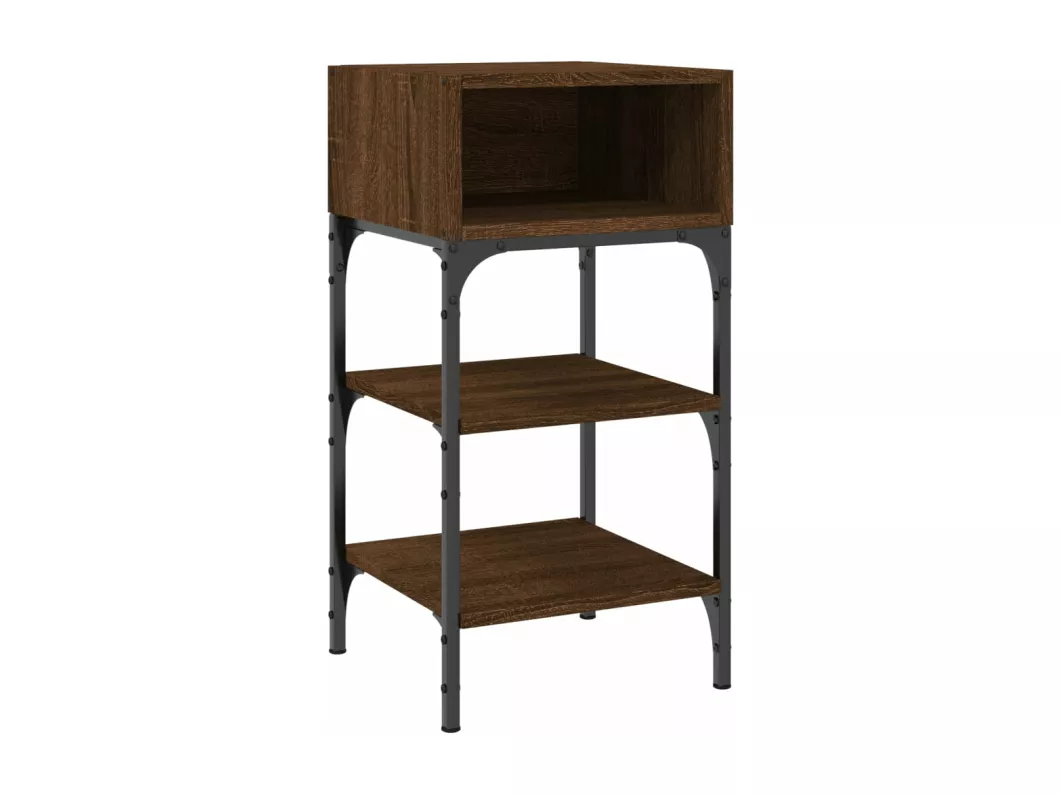 Kauf Unique Nachttische 2Stk. Braun Eichen-Optik 35x34,5x70cm Holzwerkstoff Discount Store für neue Produkte