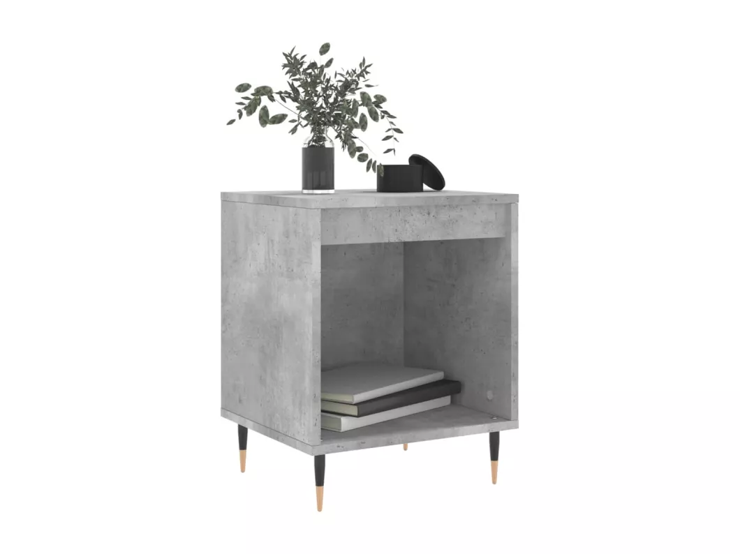 Kauf Unique Nachttische 2 Stk. Betongrau 40x35x50 cm Holzwerkstoff Clearance-Verkauf