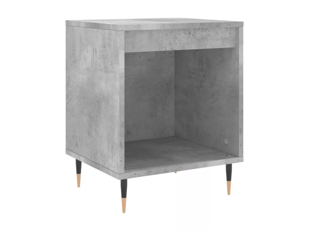 Kauf Unique Nachttische 2 Stk. Betongrau 40x35x50 cm Holzwerkstoff Clearance-Verkauf