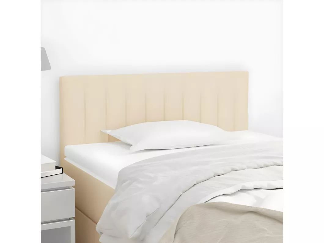 Kauf Unique Kopfteil Creme 90x5x78/88 cm Stoff