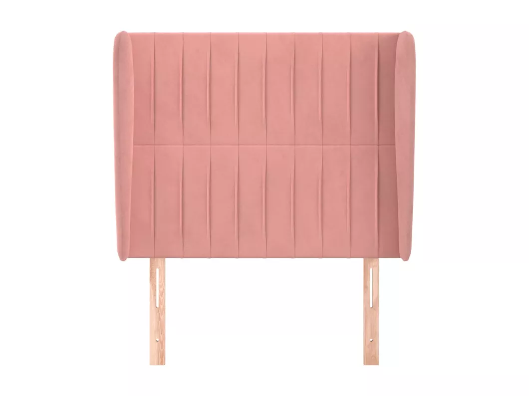 Kauf Unique Kopfteil mit Ohren Rosa 93x23x118/128 cm Samt Speichern exportieren