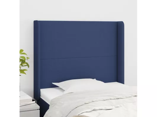 Kauf Unique Kopfteil mit Ohren Blau 93x16x118/128 cm Stoff
