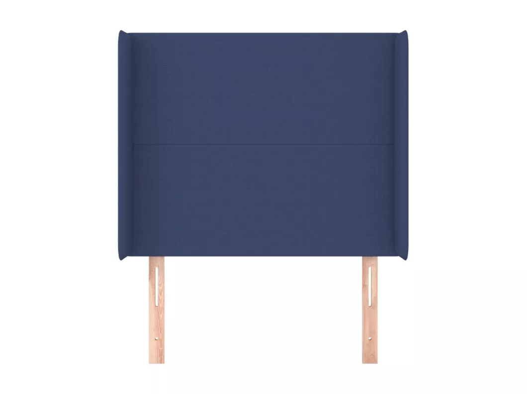 Kauf Unique Kopfteil mit Ohren Blau 93x16x118/128 cm Stoff 2025