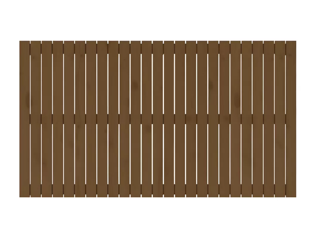 Kauf Unique Wand-Kopfteil Honigbraun 159,5x3x90 cm Massivholz Kiefer Kostenloser Versand