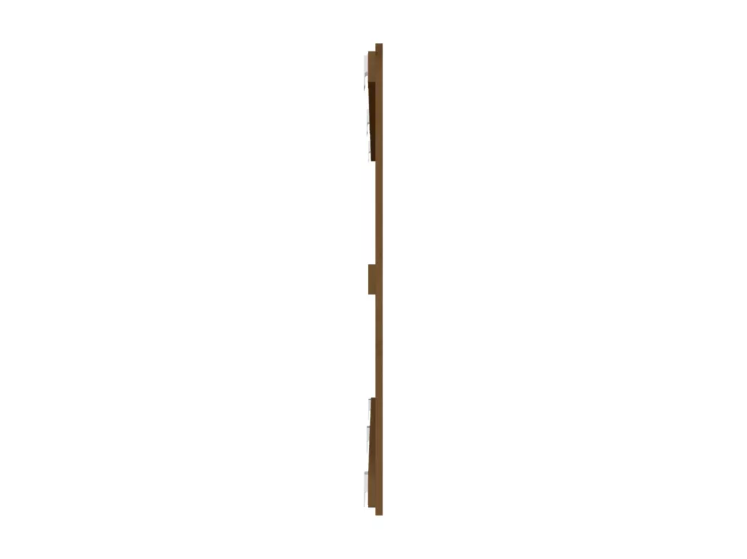 Kauf Unique Wand-Kopfteil Honigbraun 159,5x3x90 cm Massivholz Kiefer Kostenloser Versand