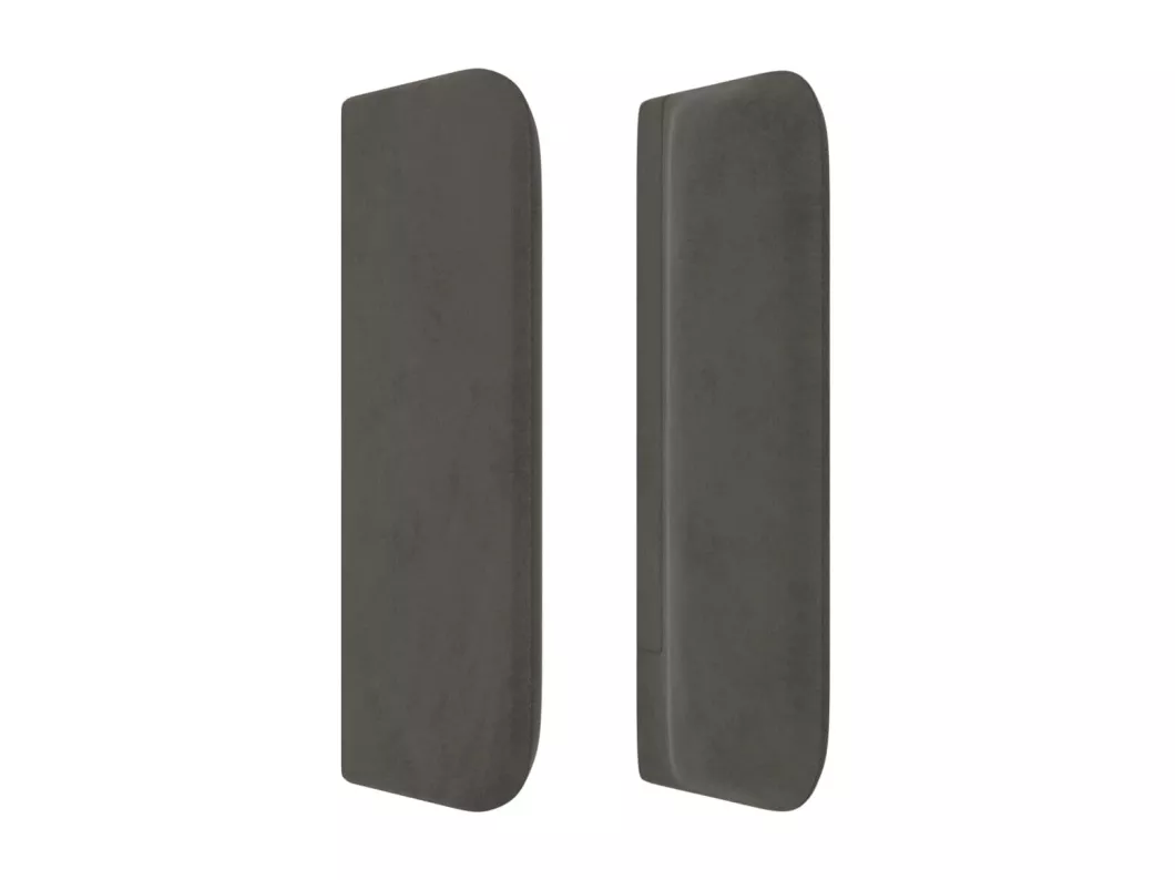Kauf Unique Kopfteil mit Ohren Dunkelgrau 203x16x78/88 cm Samt Rabatt