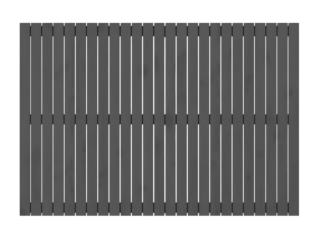 Kauf Unique Wand-Kopfteil Grau 159,5x3x110 cm Massivholz Kiefer Begrenztes Angebot
