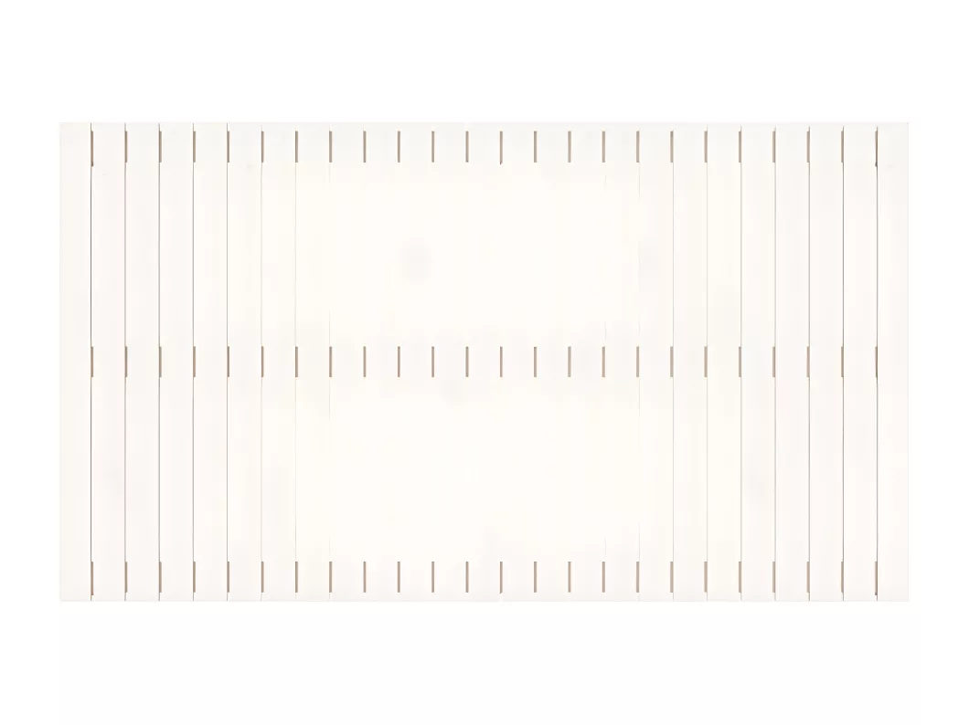 Kauf Unique Wand-Kopfteil Weiß 159,5x3x90 cm Massivholz Kiefer Preisnachlass