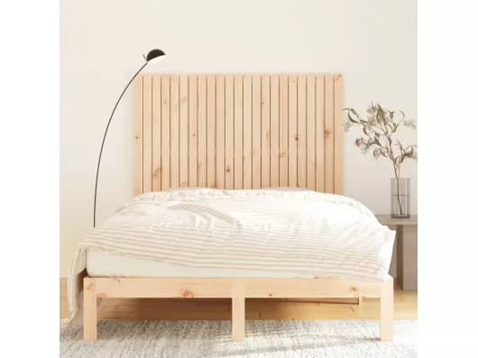 Kauf Unique Wand-Kopfteil 146,5x3x110 cm Massivholz Kiefer Black Friday