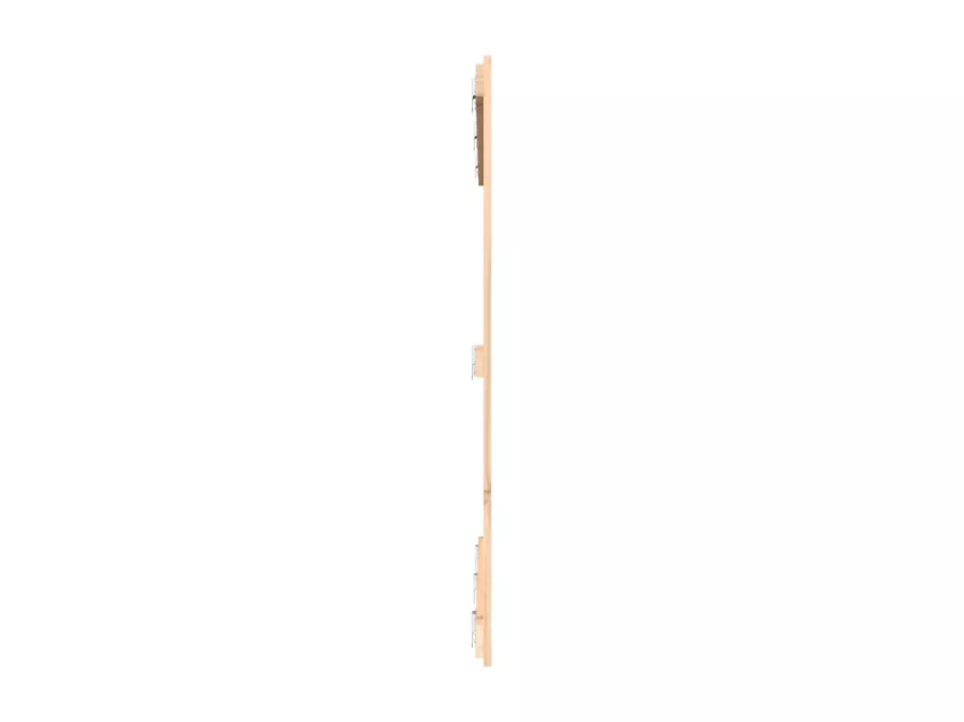 Kauf Unique Wand-Kopfteil 146,5x3x110 cm Massivholz Kiefer Black Friday