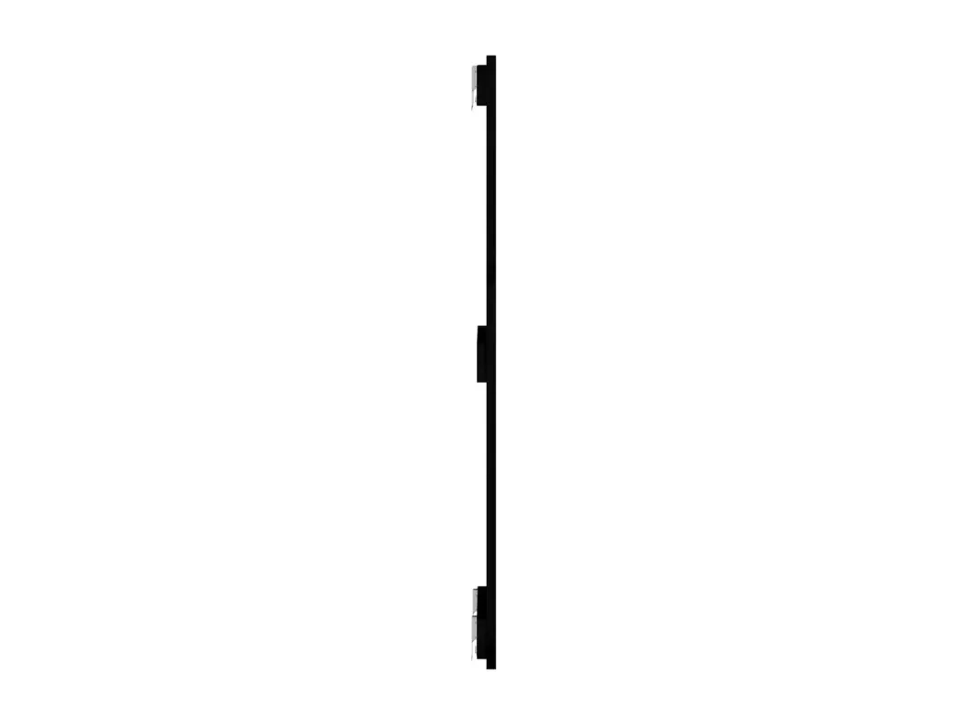 Kauf Unique Wand-Kopfteil Schwarz 82,5x3x90 cm Massivholz Kiefer Neueste Mode