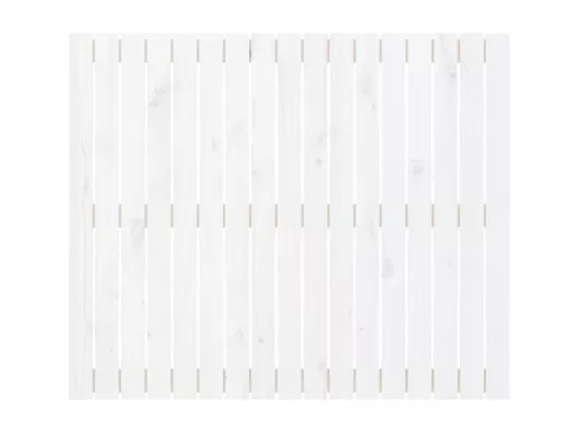 Kauf Unique Wand-Kopfteil Weiß 108x3x90 cm Massivholz Kiefer Exklusive Angebote