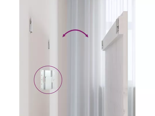 Kauf Unique Wand-Kopfteil Weiß 108x3x90 cm Massivholz Kiefer Exklusive Angebote
