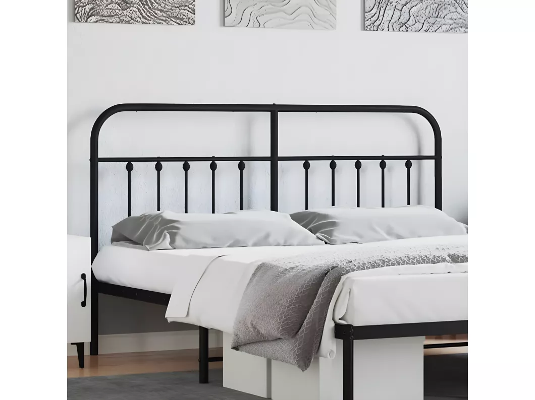Kauf Unique Kopfteil Metall Schwarz 160 cm