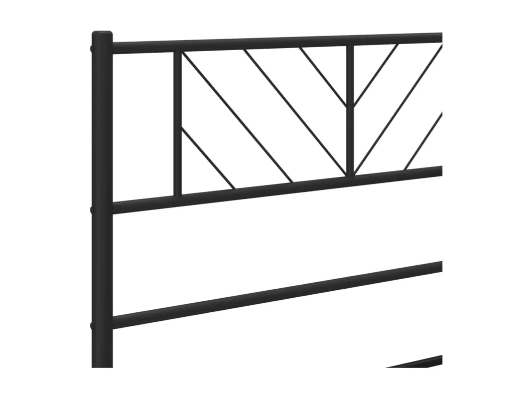 Kauf Unique Kopfteil Metall Schwarz 160 cm Kostenlose Rückgabe