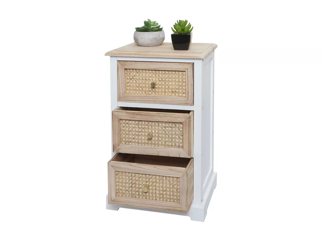 Kauf Unique Kommode MCW-K87, Weiß, naturfarben Letzte 3 Tage