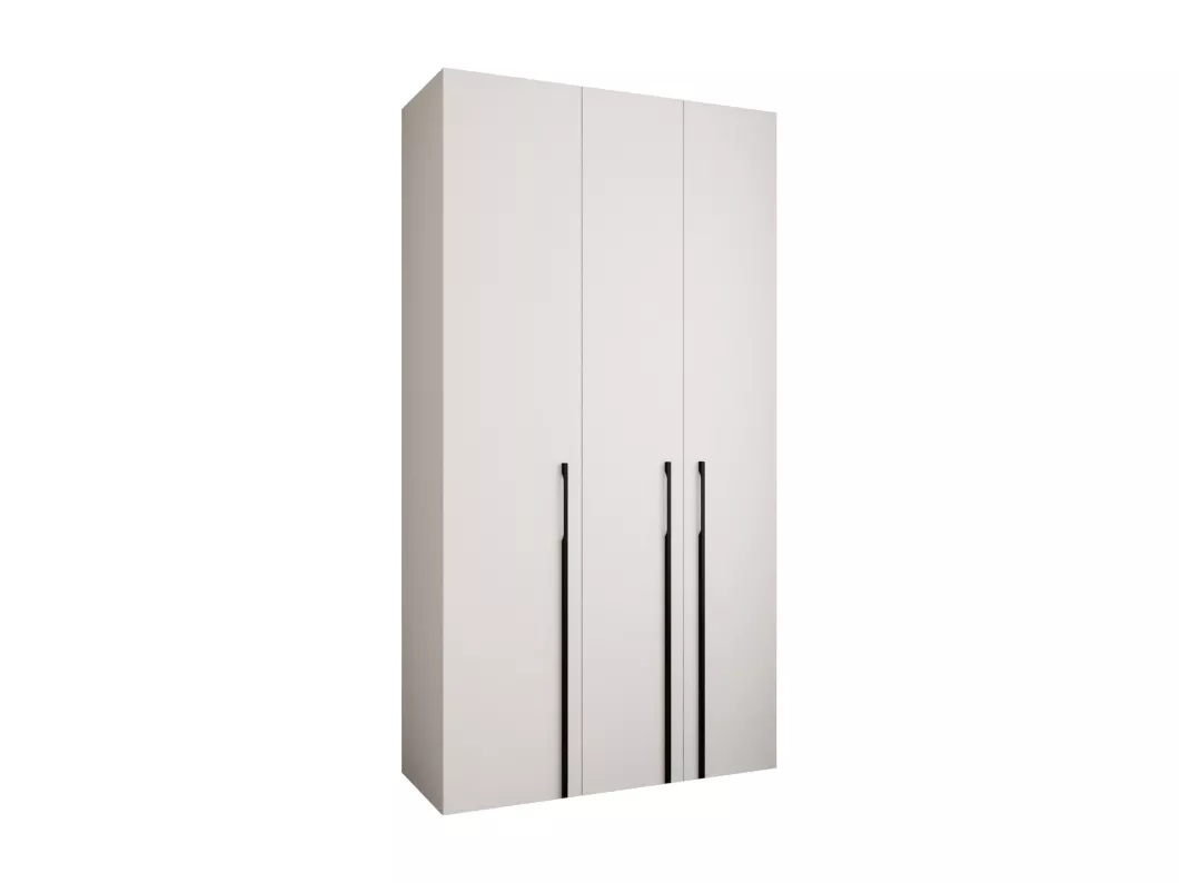 Kauf Unique Drehtürenschrank Como 3 245,5/130/40 3-türig (Weiß/Schwarz)