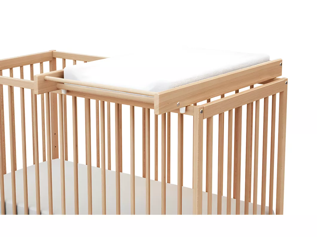 Kauf Unique Abnehmbare Wickelauflage für Babybett ESSENTIEL Holz Buche Lackiert Fabrikladen