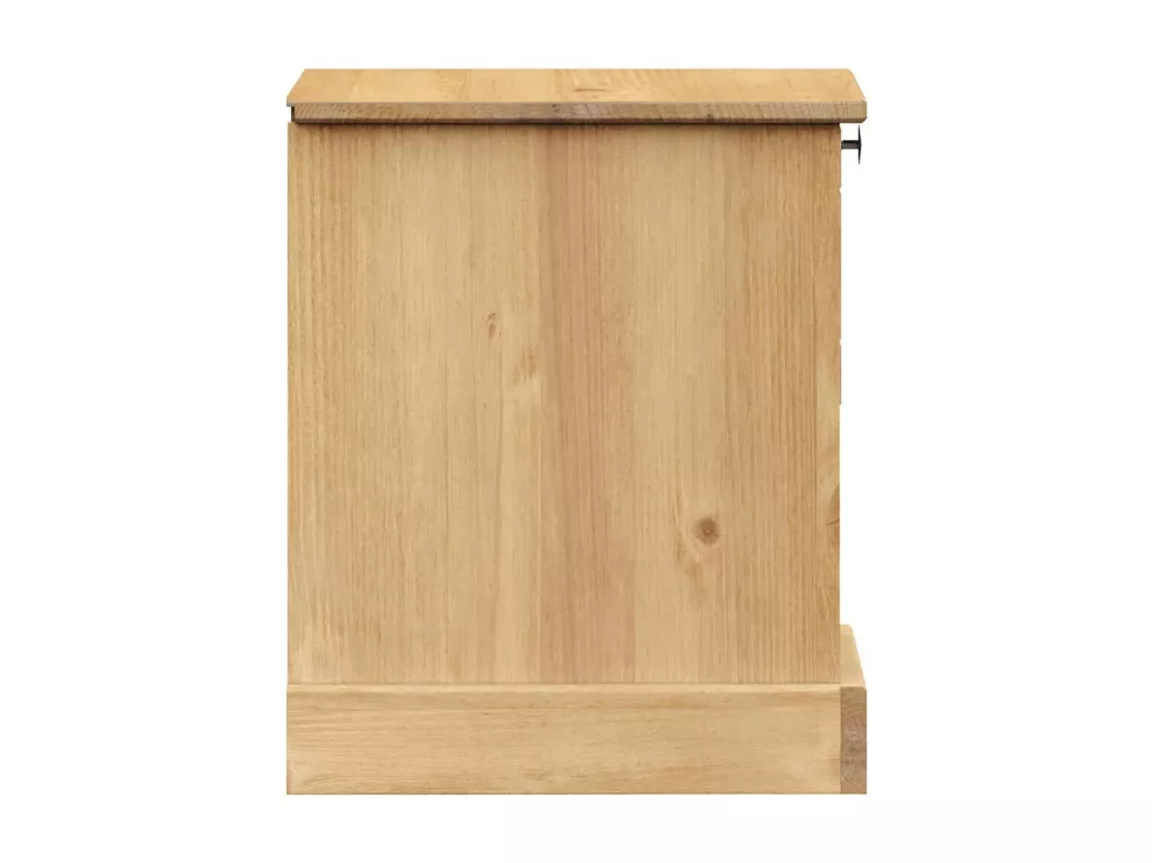 Kauf Unique Nachttisch VIGO 42x35x42 cm Massivholz Kiefer 50% Rabatt für begrenzte Zeit