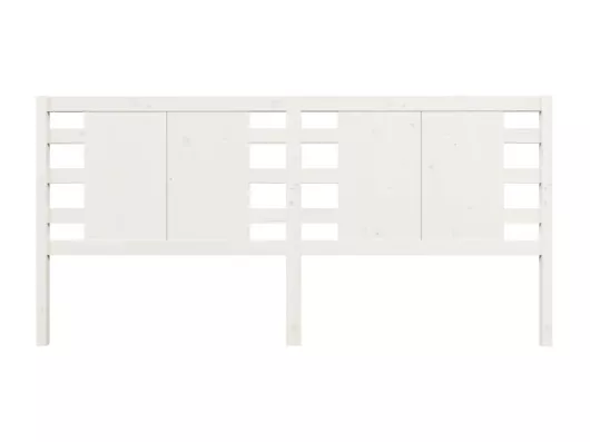 Kauf Unique Kopfteil Weiß 166x4x100 cm Massivholz Kiefer Verkauf