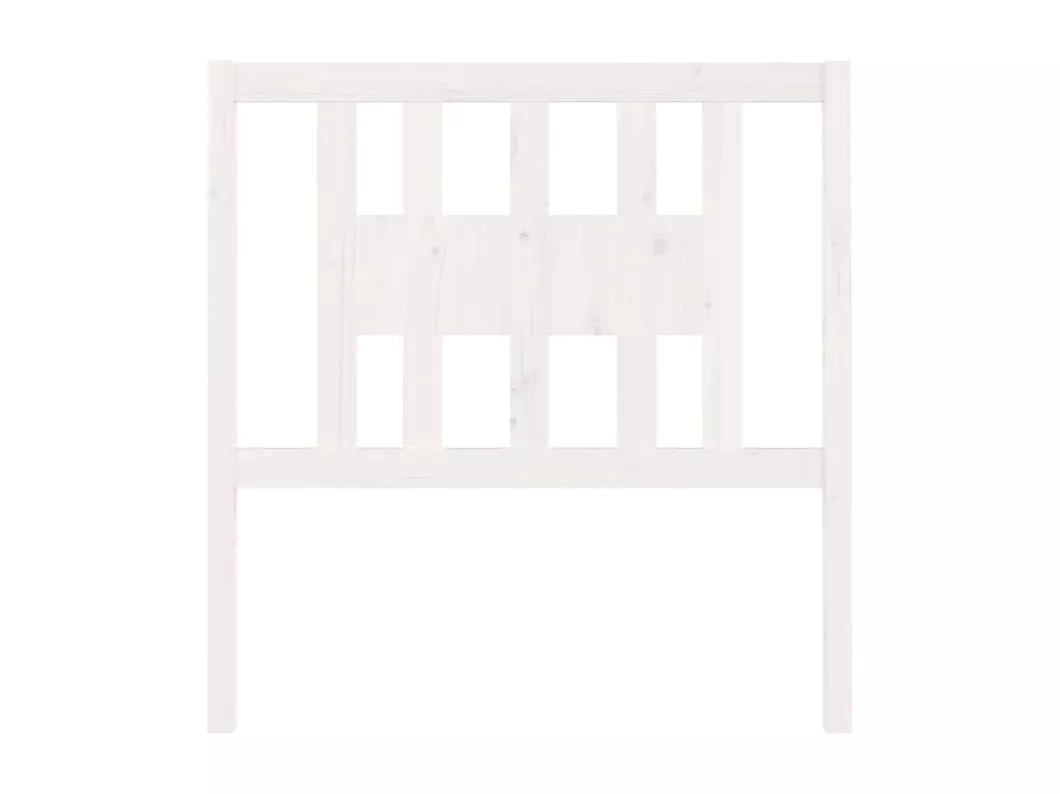 Kauf Unique Kopfteil Weiß 96x4x100 cm Massivholz Kiefer Begrenztes Angebot
